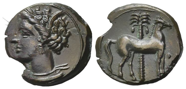 Carthage, c. 400-350 BC. Æ (21mm, ... 