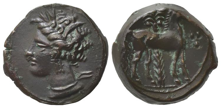Carthage, c. 400-350 BC. Æ (15mm, ... 