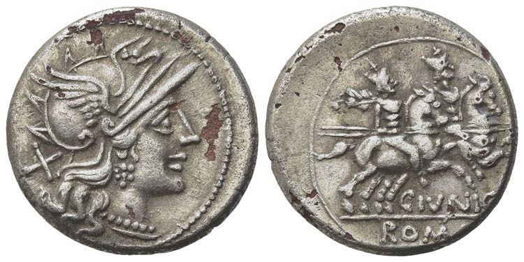 C. Junius C.f., Rome, 149 BC. ... 