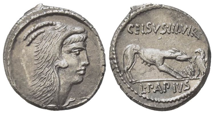 Roman Imperatorial, L. Papius ... 