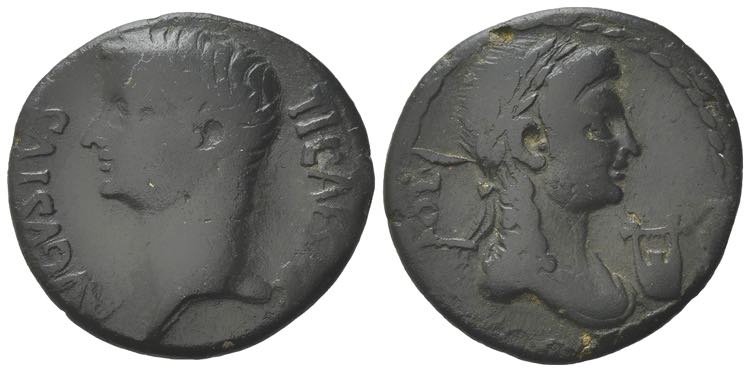 Tiberius (14-37). Syrtica, Oea. Æ ... 