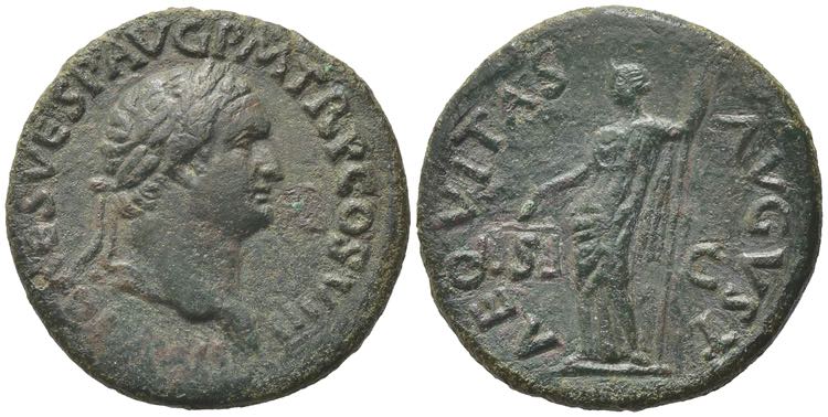 Titus (79-81). Æ As (27mm, ... 