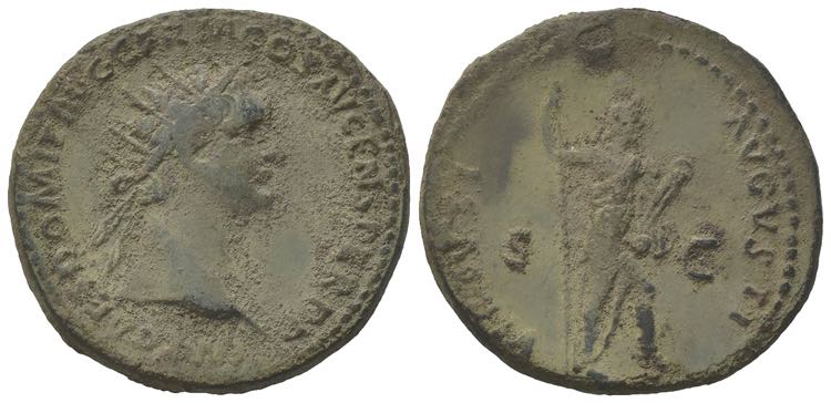 Domitian (81-96). Æ Dupondius ... 