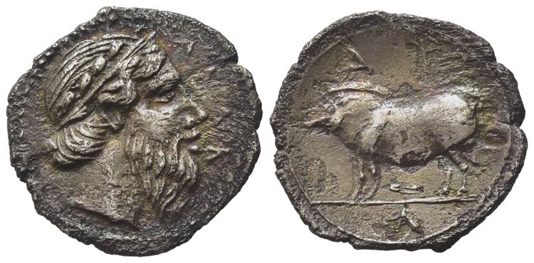 Sicily, Abakainon, c. 450-440 BC. ... 