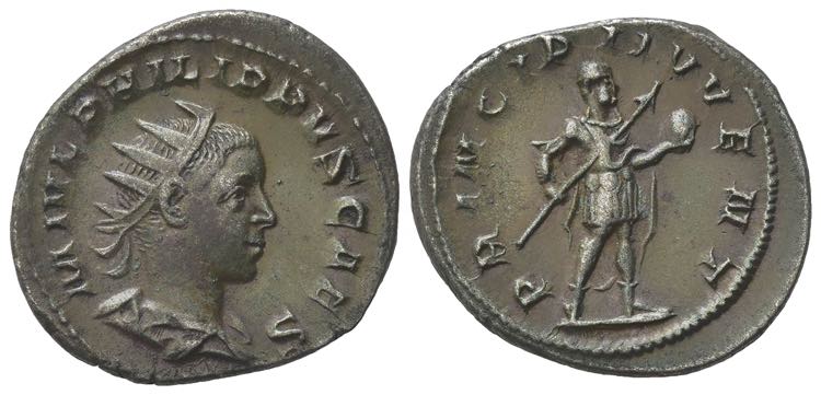 Philip II (Caesar, 244-246). AR ... 