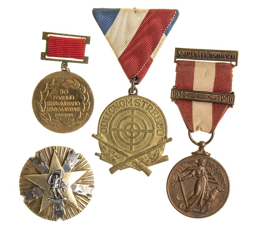 YUGOSLAVIAA Lot of Three Medals ... 