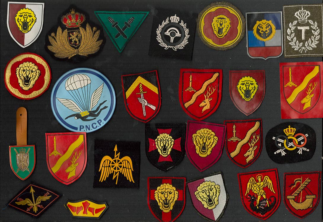 BELGIUMLot of patches, a badge and ... 