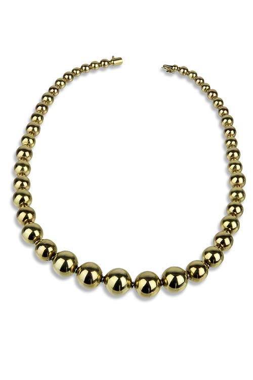 Necklace with yellow gold ... 