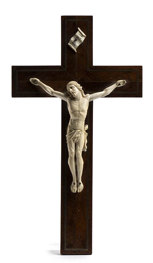 French ivory crucifix - 19th ... 