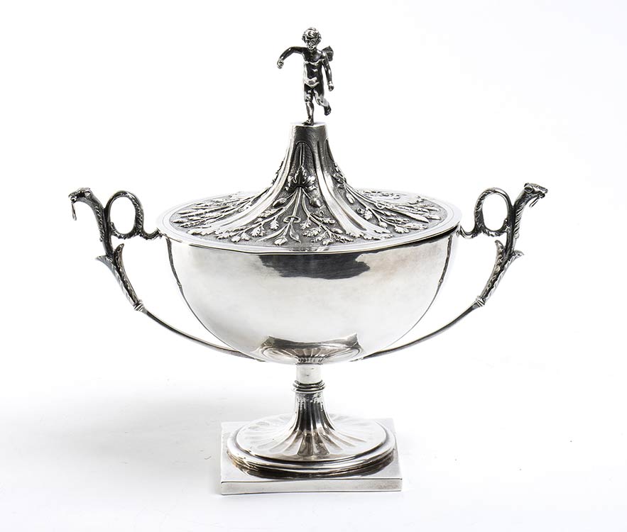 Papal States silver covered cup - ... 