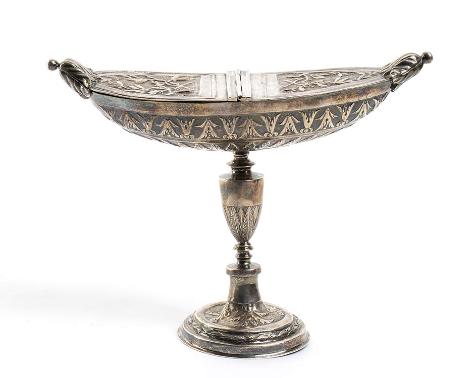 Papal States silver incence boat - ... 