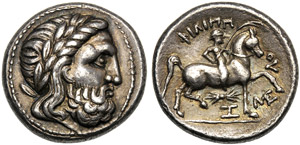 Danube, Tetradrachm, III cent. BC; ... 