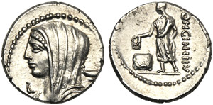 L. Cassius Longinus, Denarius, ... 