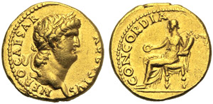 Nero (54-68), Aureus, Rome, c. AD ... 