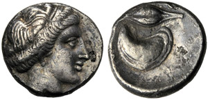 Campania, Didrachm, Cumae, c. ... 