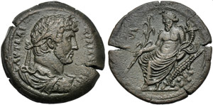Adriano (117-138), Dracma, Egitto: ... 