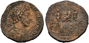 Commodus (177-192), Sestertius, ... 
