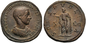 Diadumenian, as Caesar (Macrinus, ... 