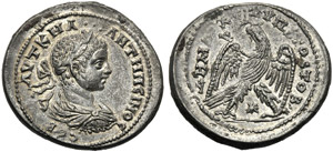 Elagabalo (218-222), Tetradracma, ... 