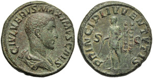 Maximus caesar (Maximinus I, ... 