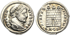 Costanzo I (305-306), Argenteo, ... 