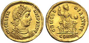 Graziano (367-383), Solido, ... 
