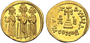 Eraclio (610-41), Solido, ... 