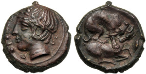 Sicily, Tetras, Piakos, c. 425-400 ... 