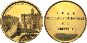 Italy, Rome, Gold Medal, 1853, for ... 