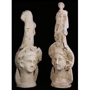 Two Canosan pottery vases 3rd ... 