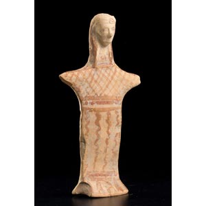 A Boeotian Terracotta figure of a ... 
