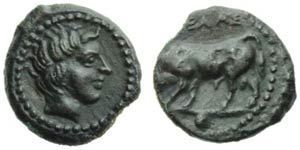 Sicily, Gela, Onkia, c. 420-405 ... 