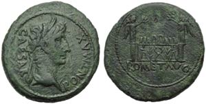 Augusto (27 a.C. - 14 d.C.), Asse, ... 