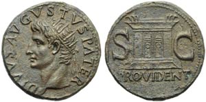 Divus Augustus (Tiberius, 14-37), ... 