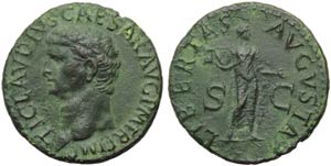Claudio (41-54 d.C.), Asse, Roma, ... 