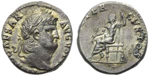 Nerone (54-68), Denario, Roma, c. ... 