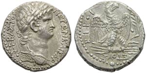 Nero (54-68), Tetradrachm, Syria: ... 