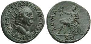 Vespasian (69-79), Dupondius, ... 