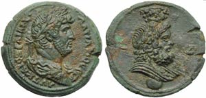 Adriano (117-138), Dracma, Egitto: ... 