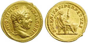 Caracalla (198-211), Aureus, Rome, ... 