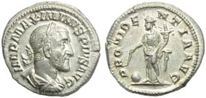 Massimino I (235-238), Denario, ... 