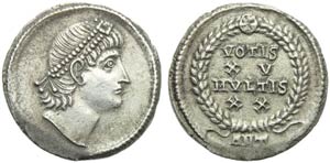 Costanzo II (337-361), Siliqua, ... 
