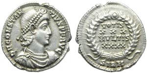 Constantius II (337-361), Siliqua, ... 