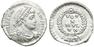 Valentinian I (364-375), Siliqua, ... 