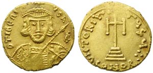 Tiberius III (698–705), Solidus, ... 