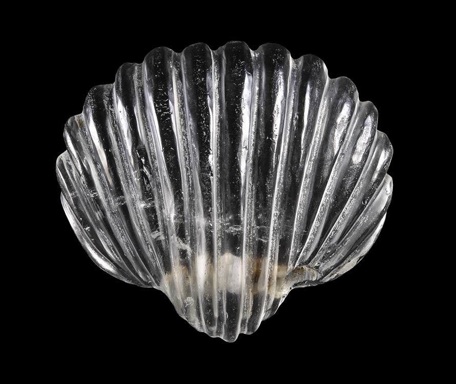 A RARE ROMAN ROCK CRYSTAL SHELL. 1st - 2nd ... - Bertolami Fine Art