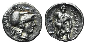 Bruttium, Kroton, c. 300-250 BC. ... 