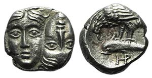Moesia, Istros, 4th century BC. AR ... 
