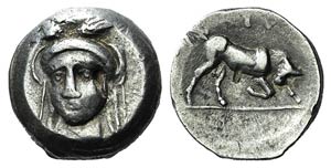Skythia, Tyra, c. 310-300 BC. AR ... 