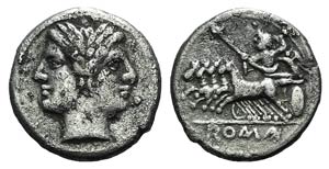 Anonymous, Rome, c. 225-214 BC. AR ... 
